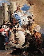 Giovanni Battista Tiepolo The Virgin with Six Saints USA oil painting artist
